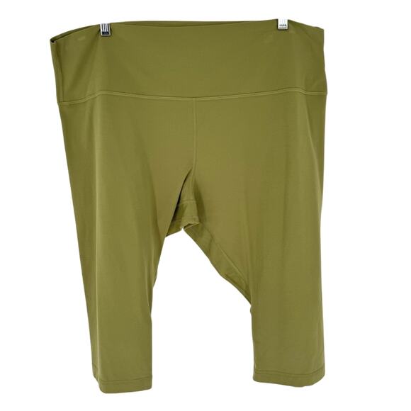 Lululemon Align High-Rise Crop Capri Leggings 17" In Bronze Green Plus Size 20 - Picture 7 of 12